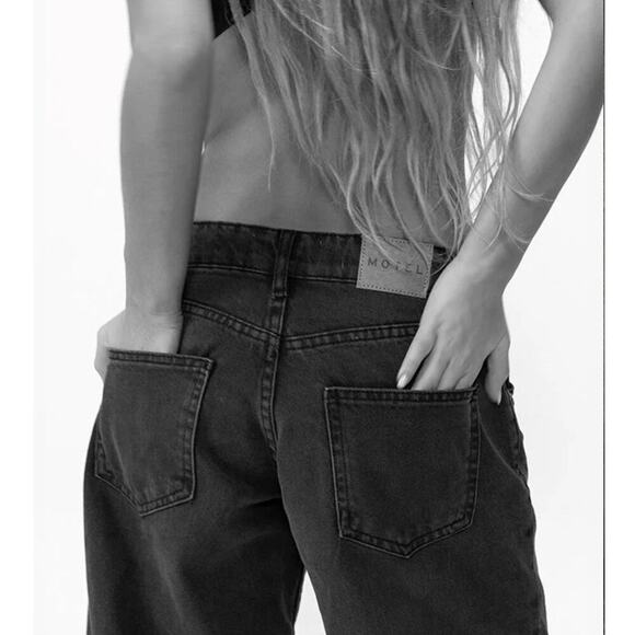 Motel Black Jeans Black Women’s 34x32 - Picture 3 of 7